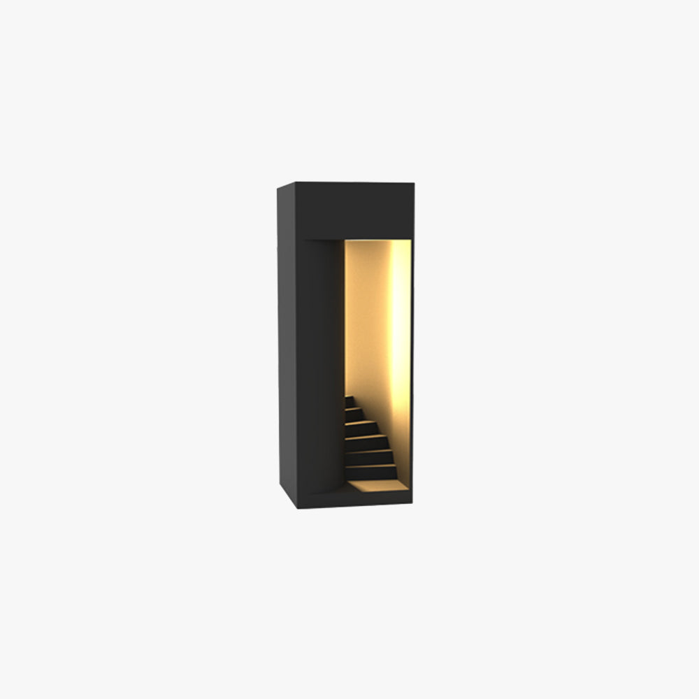 Ray Minimalista Rectangular Cuadrado Lámpara Exterior
