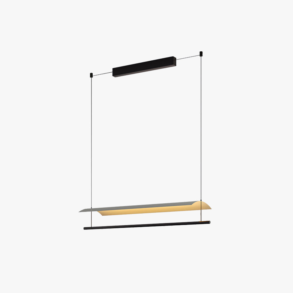 Arisha Minimalista Lineal Metal/Acrílico Lámpara Colgante