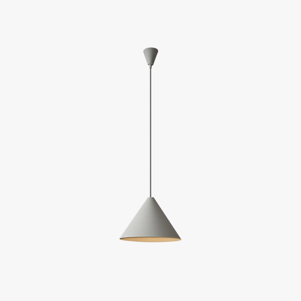 Arisha Minimalista Cónica Metal Lámpara Colgante Gris