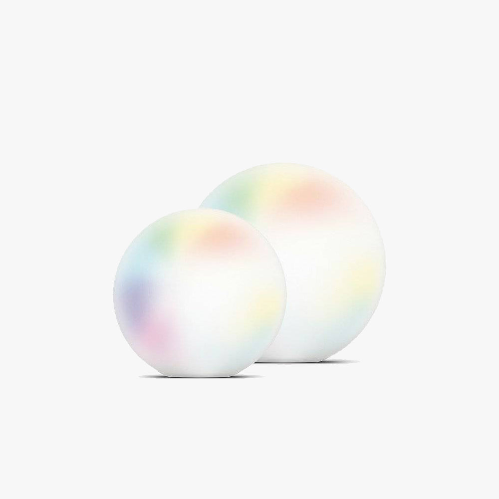 Ray Minimalista Bola LED Resina Lámpara De Pie Exterior Patio