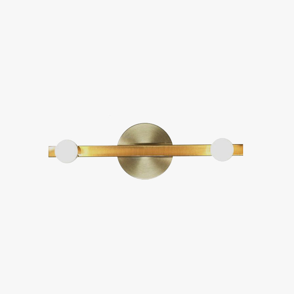 Avi Moderno Redondo Metal LED Aplique de Pared Oro
