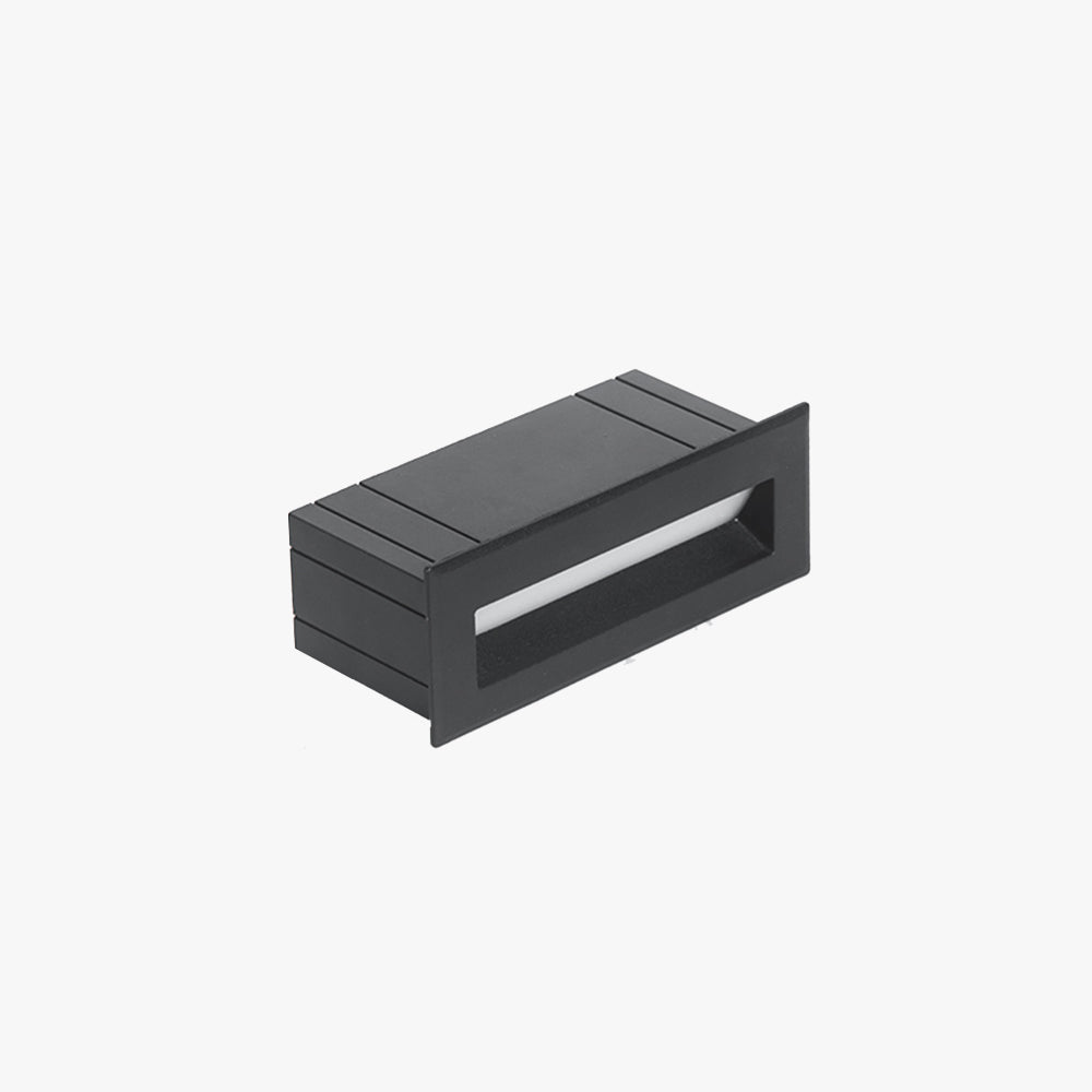 Ray Moderna Rectangular Metal Acrílico Lámpara Exterior