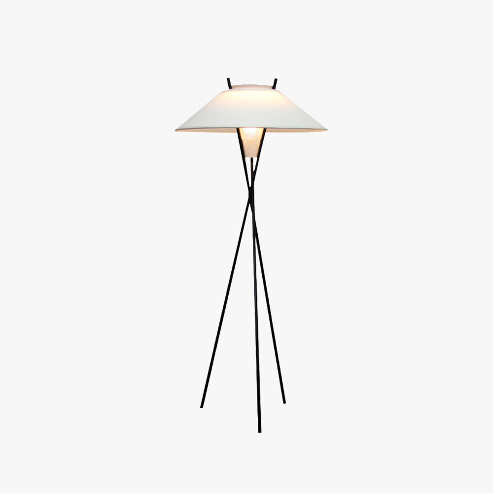 Carins Moderna Minimalista Metal/Tela LED Lámpara de Pie