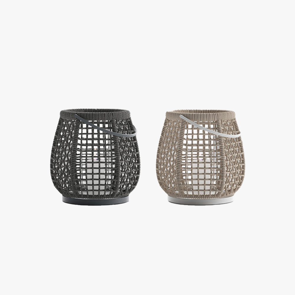 Ray Retro Lámpara de Pie Exterior Linterna Metal Patio
