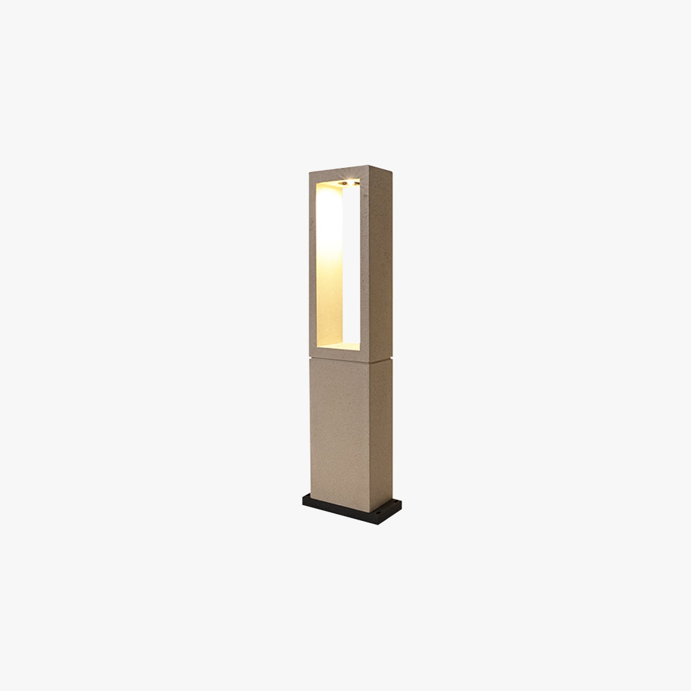 Ray Moderna Lámpara de Pie Exterior Metal Patio