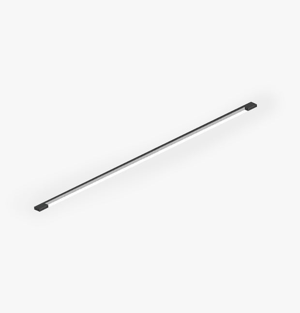 Arisha Moderno Lineal Metal/Acrílico LED Aplique de Pared Negro