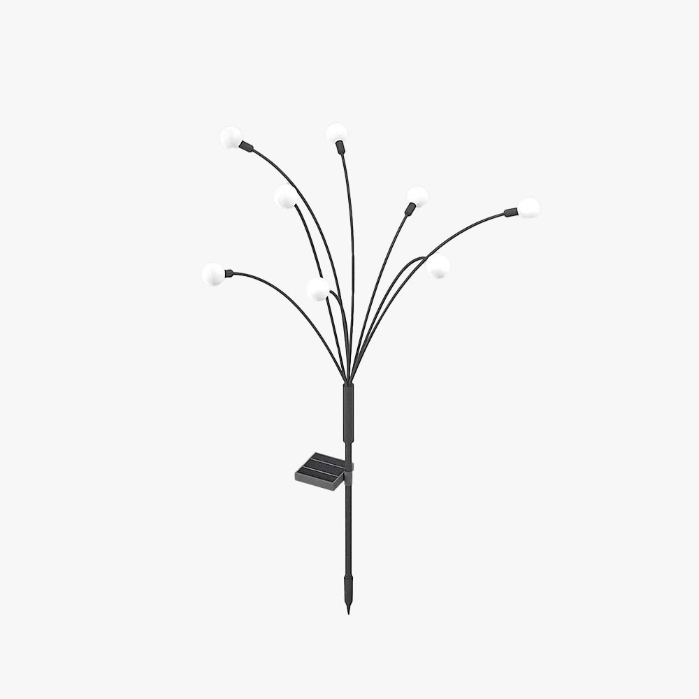 Ray Moderna Dendrítico Metal Lámpara Exterior Jardín Patio