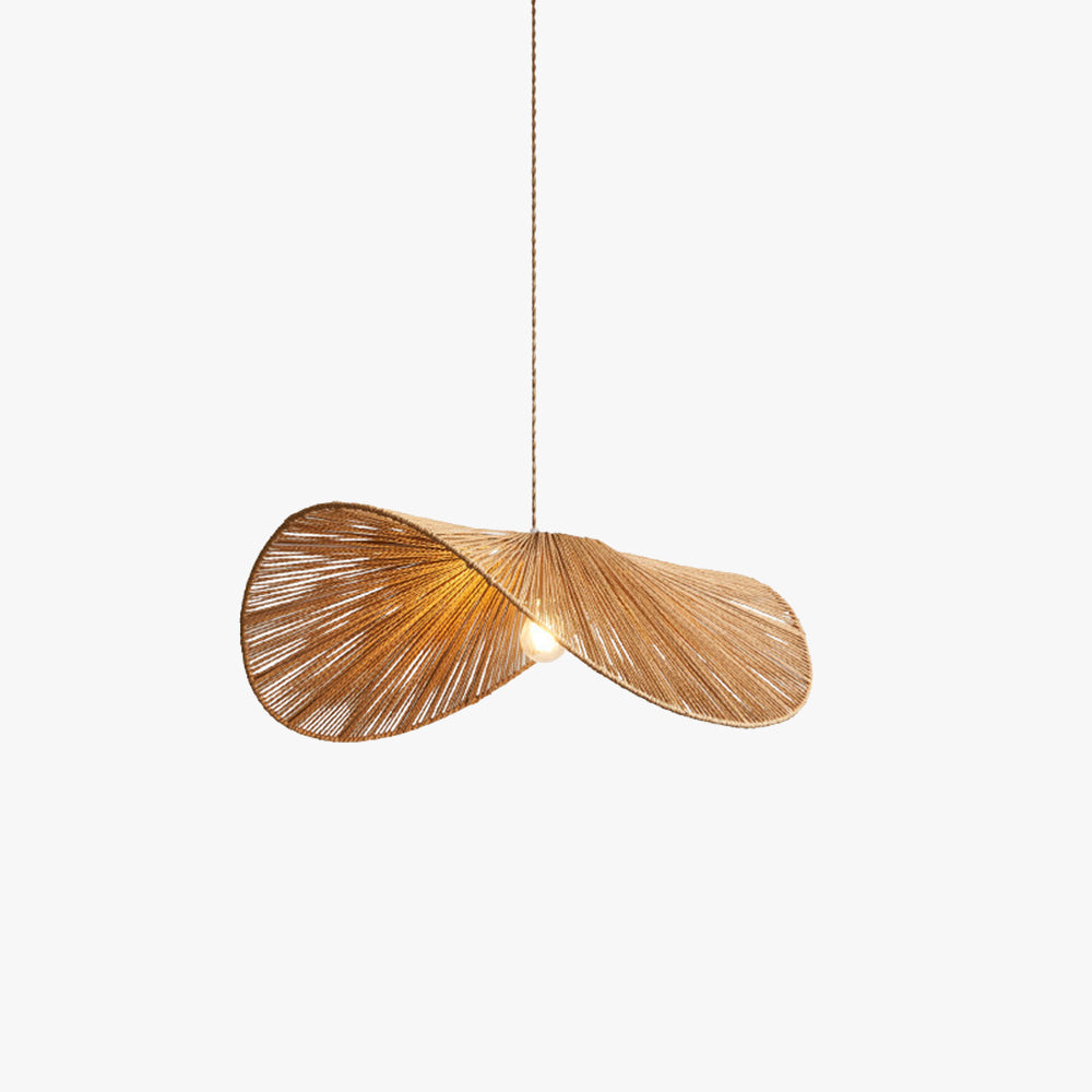 Muto Vintage Minimalista Diseño Metal/Rota Lámpara Colgante Marrón
