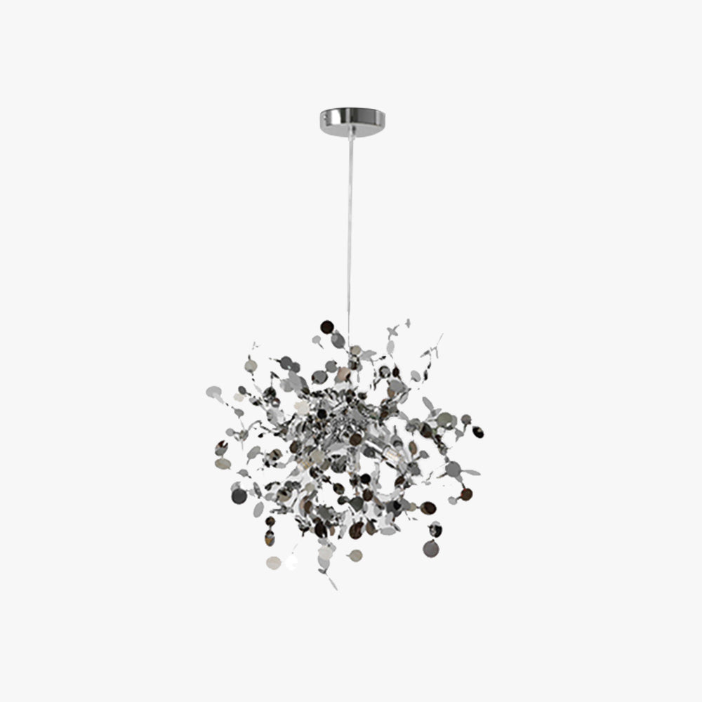 Olivia Moderna Diseño Decorativa Metal Lámpara Colgante Dorada/Plata