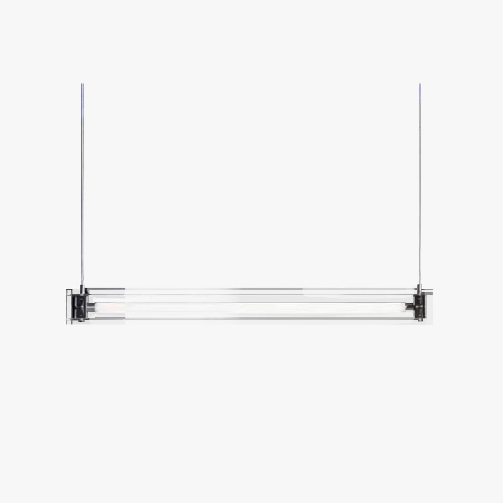 Arisha Minimalista Lineal Metal Lámpara Colgante Blanca