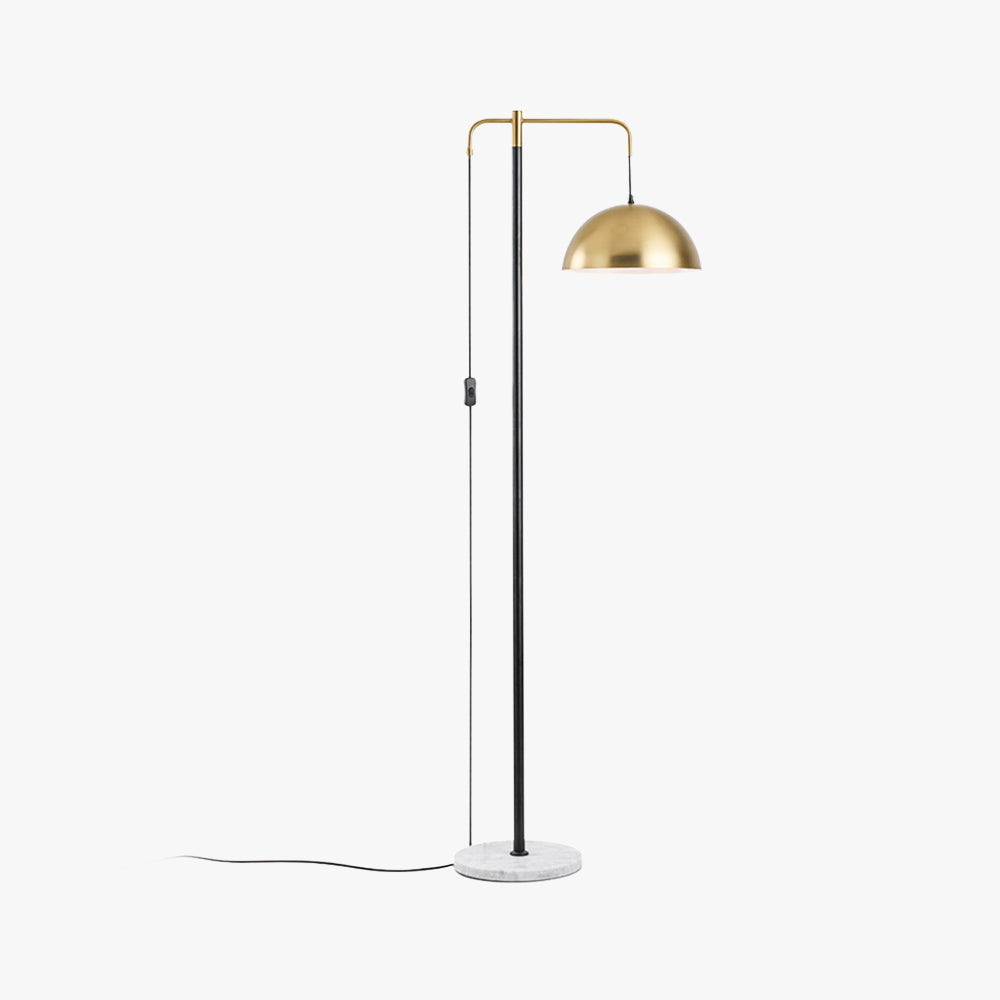 Mira Moderna Minimalista Mármol/Metal Lámpara de Pie Oro