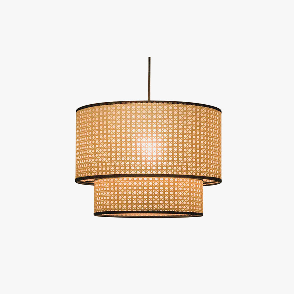 Ritta Vintage Diseño Metal Lámpara Colgante Beige