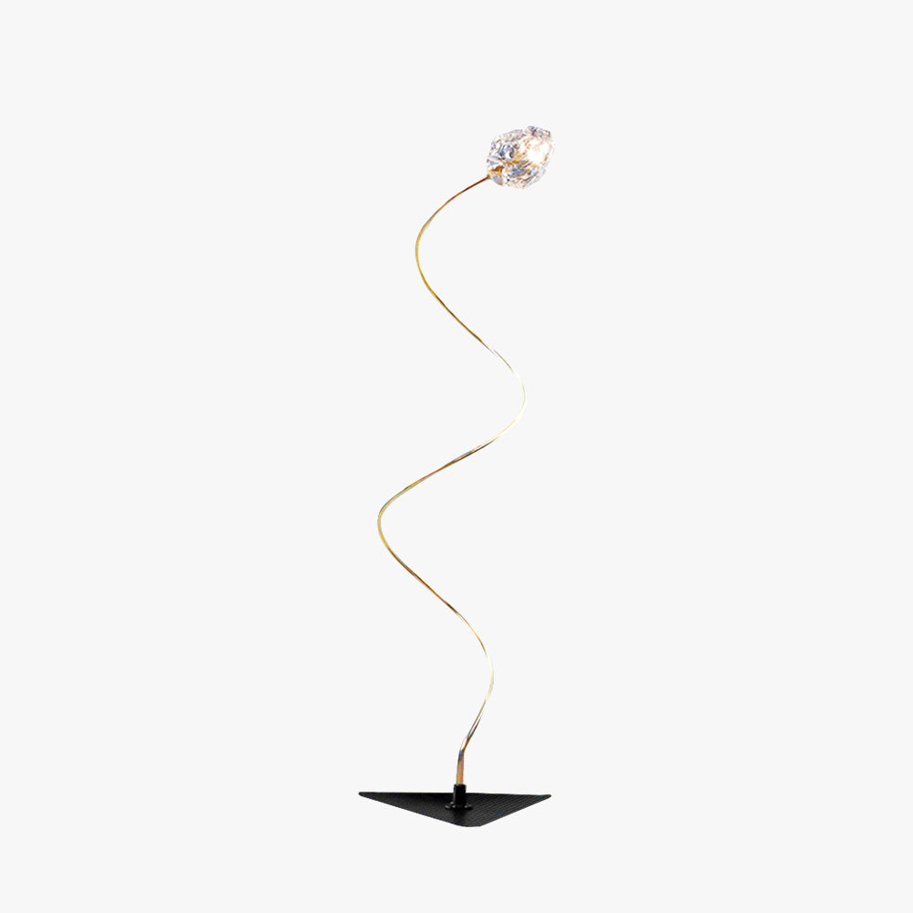 Ray Decorativa Elegante Vidrio Lámpara De Pie Patio
