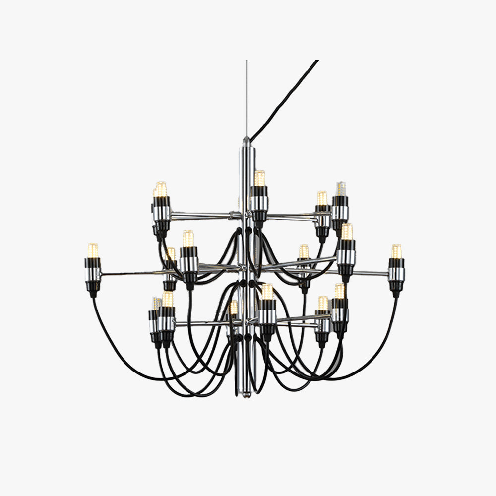 Silva Vintage Diseño Metal Lámpara Colgante Negro