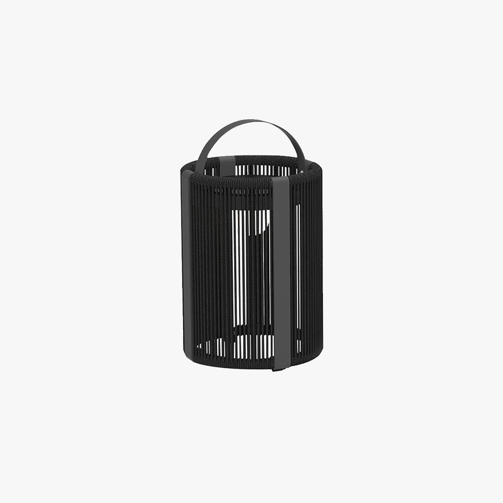 Ray Minimalista Cilíndrica Metal Solar Lámpara De Pie Exterior