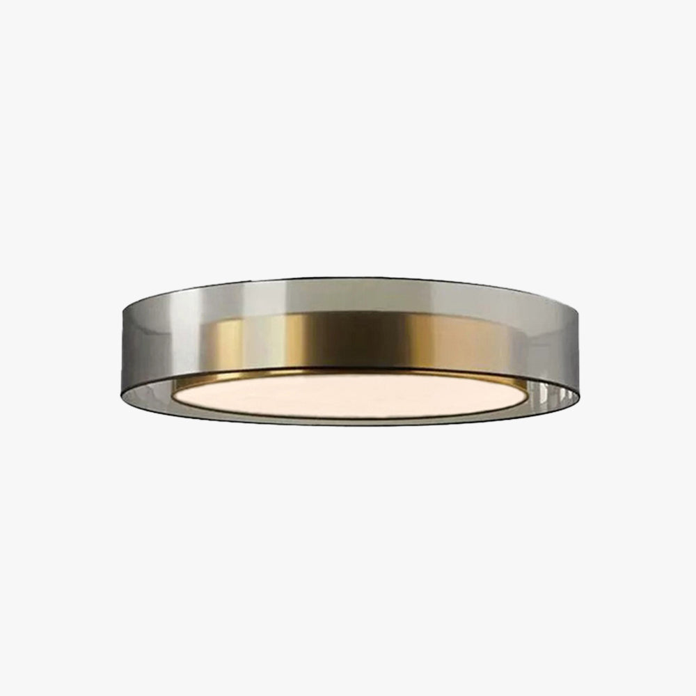 Arisha Moderna Redonda Metal/Acrílico Lámpara de Techo Gris