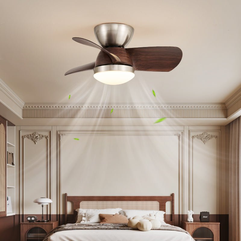 Ventilador de Techo Dyms con Luz mostrando el LED integrado