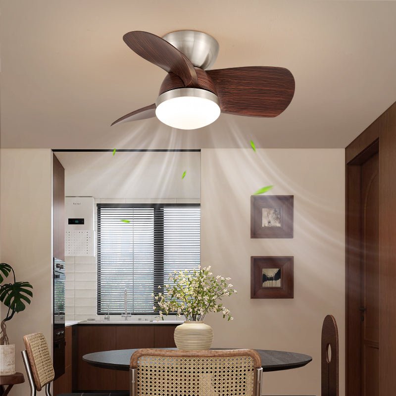 Ventilador de Techo Dyms con Luz en un ambiente interior moderno