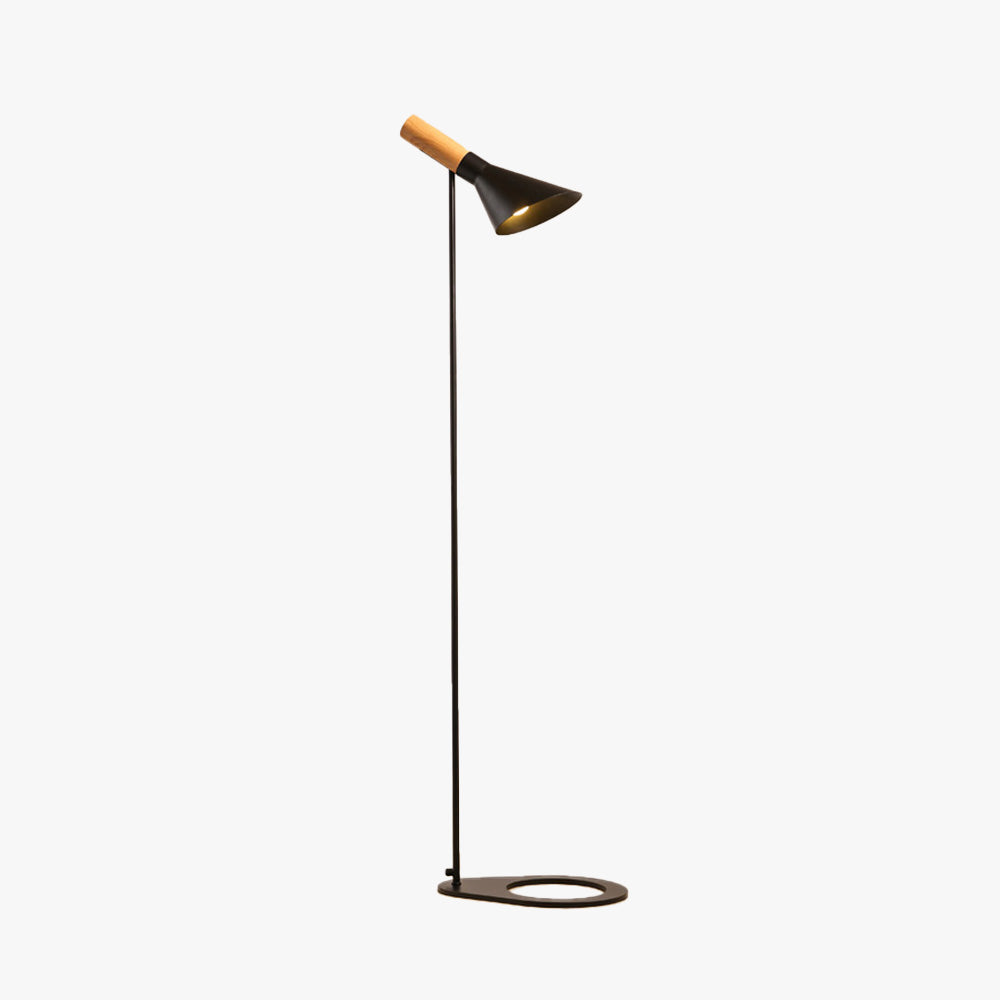 Mira Moderna Minimalista Metal Lámpara de Pie Blanca/Negra