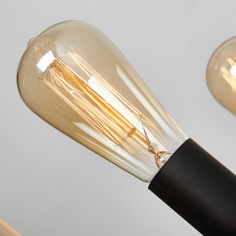 Silva Retro LED Lámparas de Araña Marrón Metal Salón/Bar/Comedor