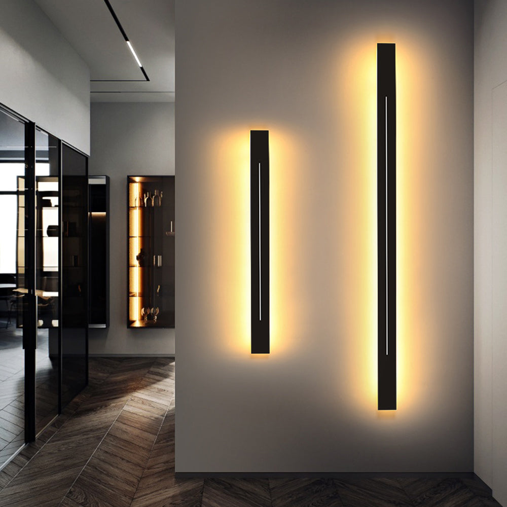 Arisha Moderno Sencillo Aplique LED Interior Metal Oro Negro Dormitorio