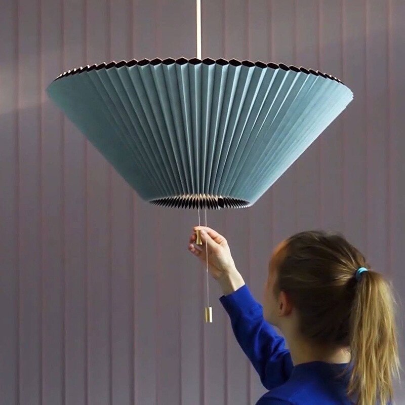 Valentina Moderna Ajustable LED Lámpara Colgante Marrón/Blanca/Azul