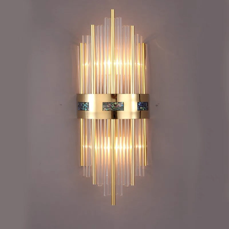 Kristy Moderno Metal LED Aplique de Pared Dorado Comedor Salón