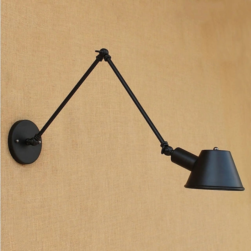 Epoch Industrial Vintage Metal LED Aplique de Pared Negro/Óxido