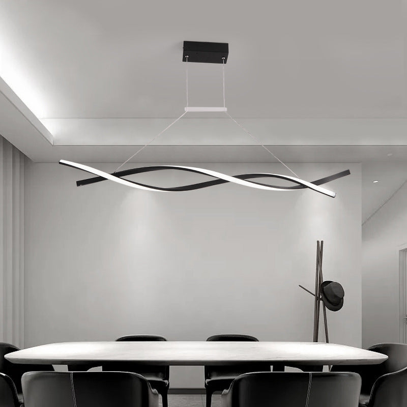 Arisha Moderna Minimalista Metal Lámpara Colgante Negra/Gris
