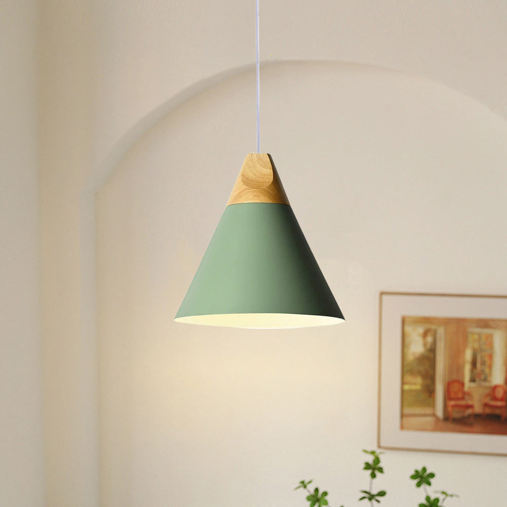 Valentina Moderna Madera/Metal Lámpara Colgante