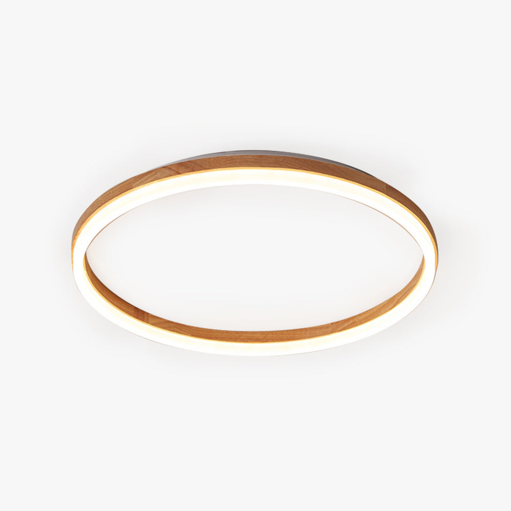Muto Moderna Minimalista Acrílico Lámpara de Techo Madera
