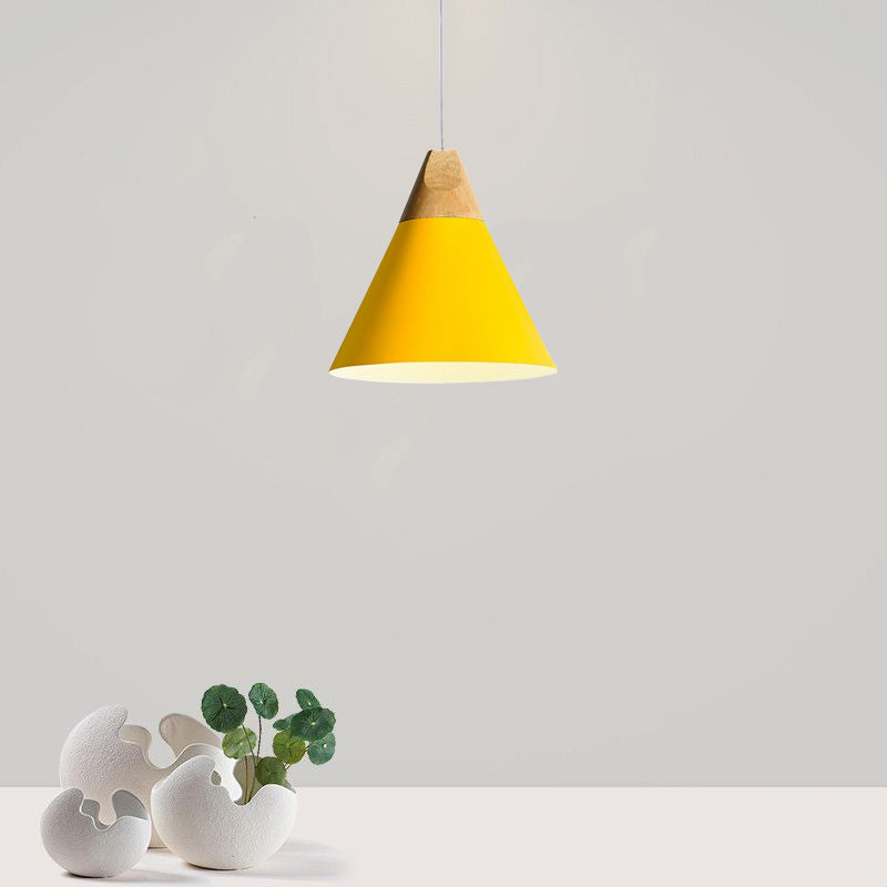 Valentina Moderna Madera/Metal Lámpara Colgante