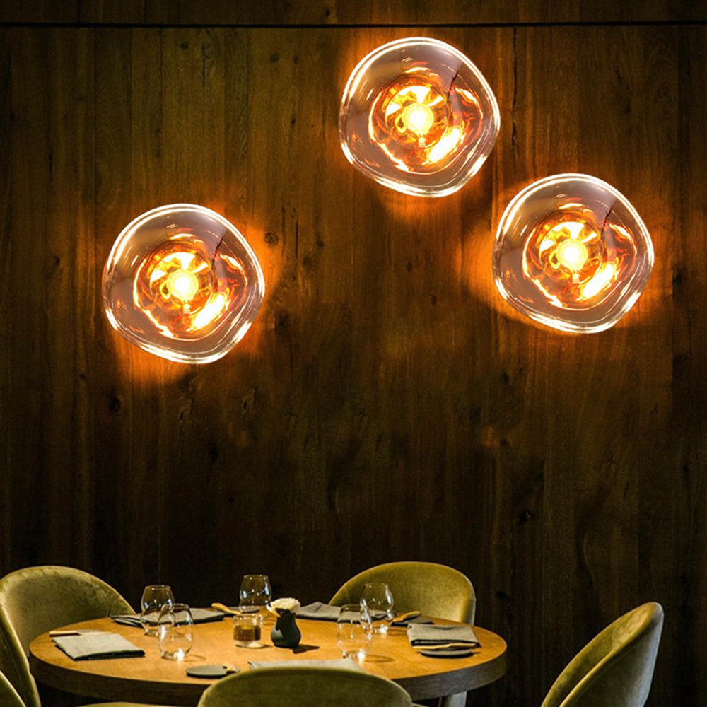 Arisha Lava Aplique LED Moderno Redondo Cromo/Oro/Rosa Salón/Dormitorio