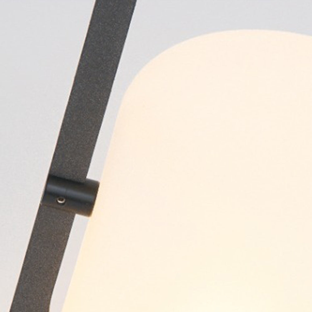 Ray Lámpara Exterior Minimalista Cilíndrica Vidrio Acrílico
