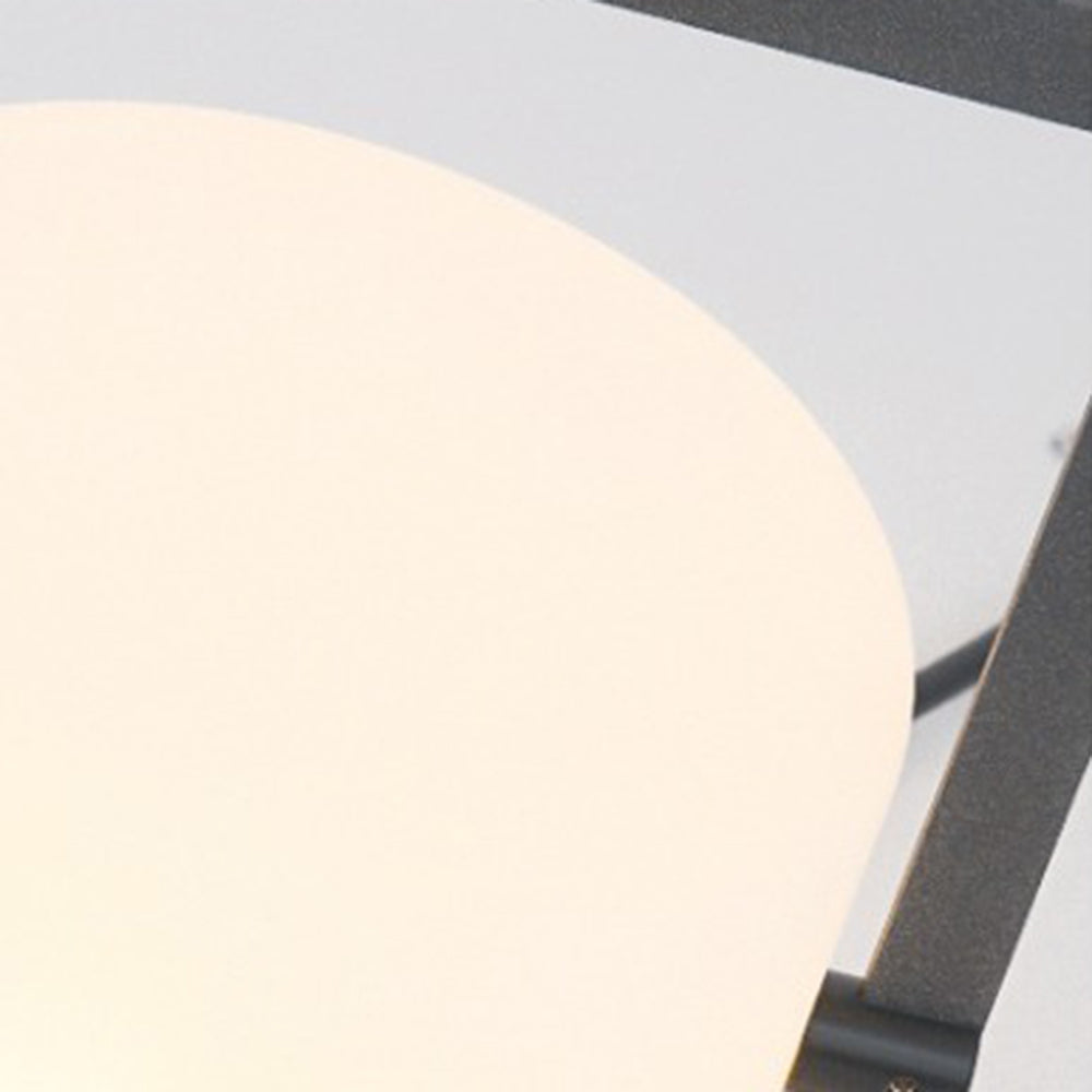 Ray Lámpara Exterior Minimalista Cilíndrica Vidrio Acrílico