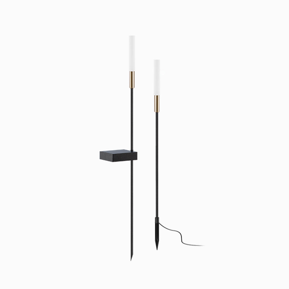 Ray Moderna Lámpara Exterior Lineal Metal Acrílico Patio