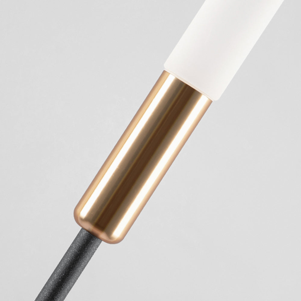 Ray Moderna Lámpara Exterior Lineal Metal Acrílico Patio