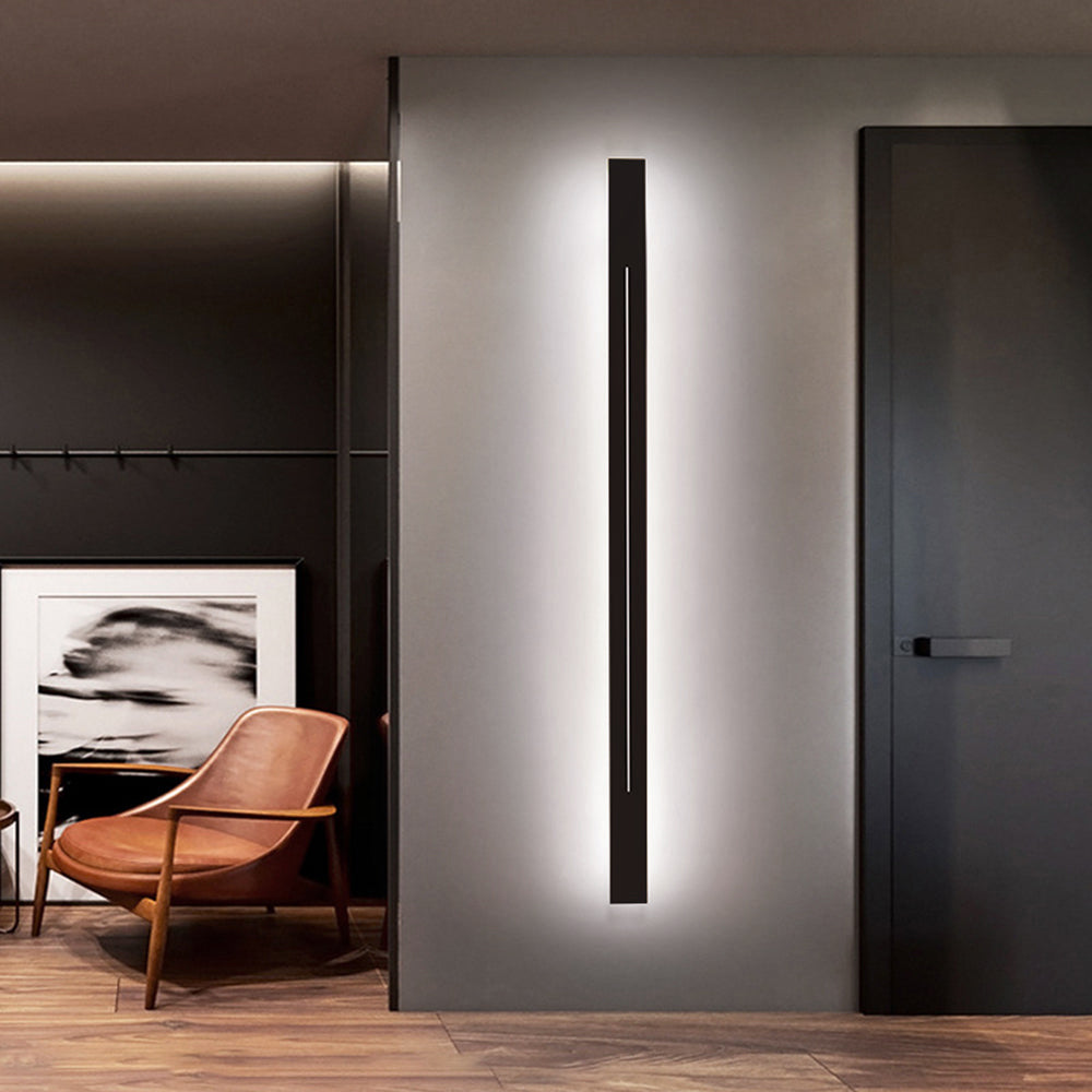 Arisha Moderno Sencillo Aplique LED Interior Metal Oro Negro Dormitorio