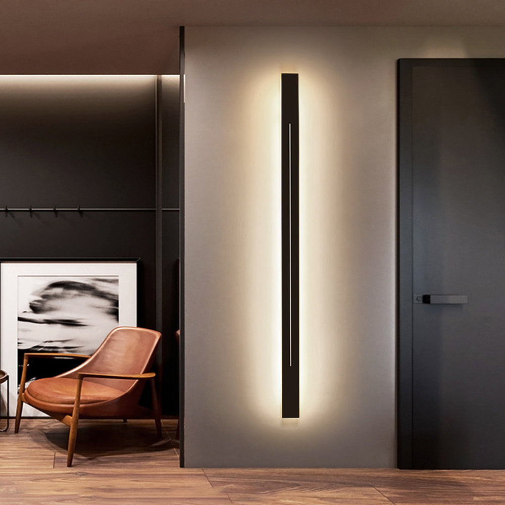 Arisha Moderno Sencillo Aplique LED Interior Metal Oro Negro Dormitorio