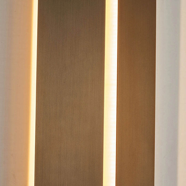 Aare Natural Stainless Wall Lamp - Lamp Copper
