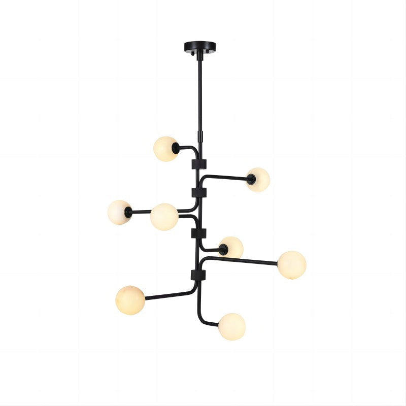 Aballs Elegance Unique Glass Chandelier - Lamp Copper