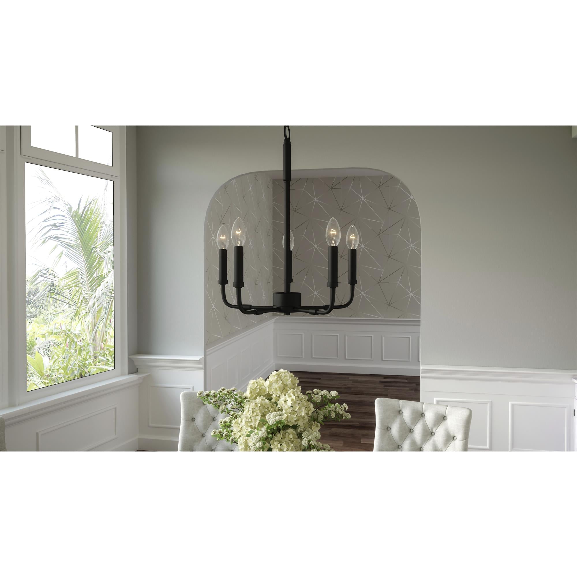 Abner Industrial Modern Brass Chandelier - Lamp Copper