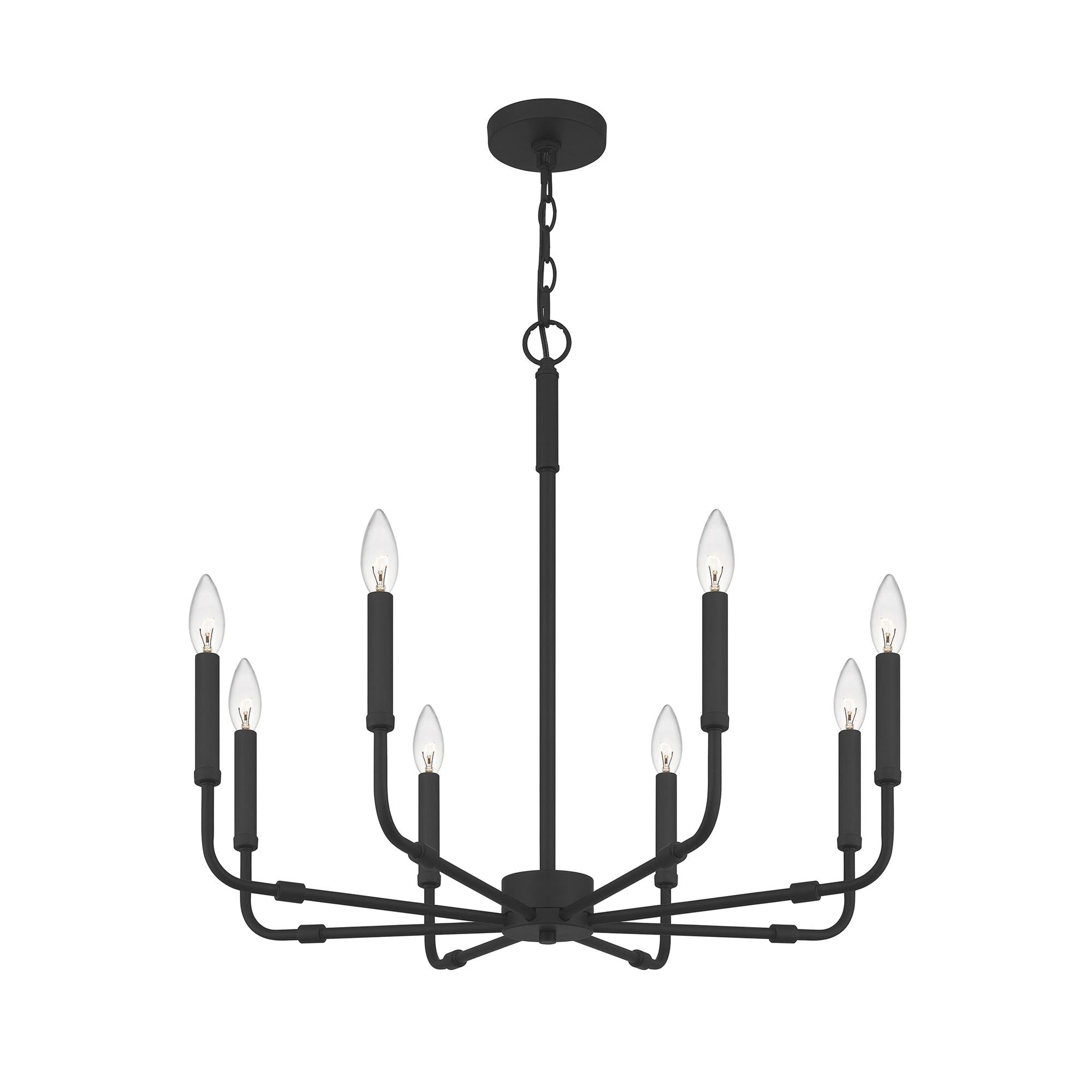 Abner Industrial Modern Brass Chandelier - Lamp Copper