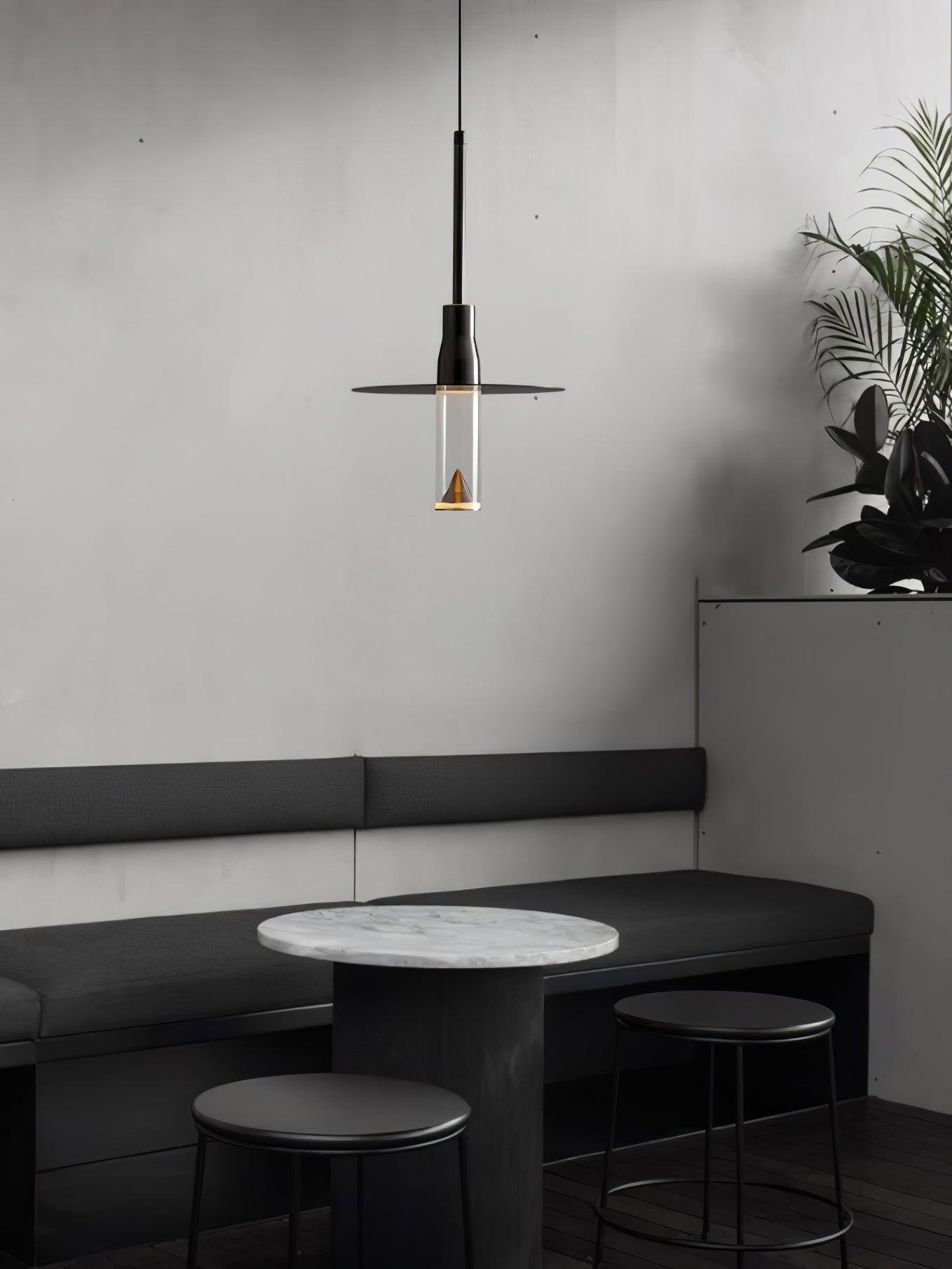 Acrylic Hat Plate Pendant Light - Letslighting