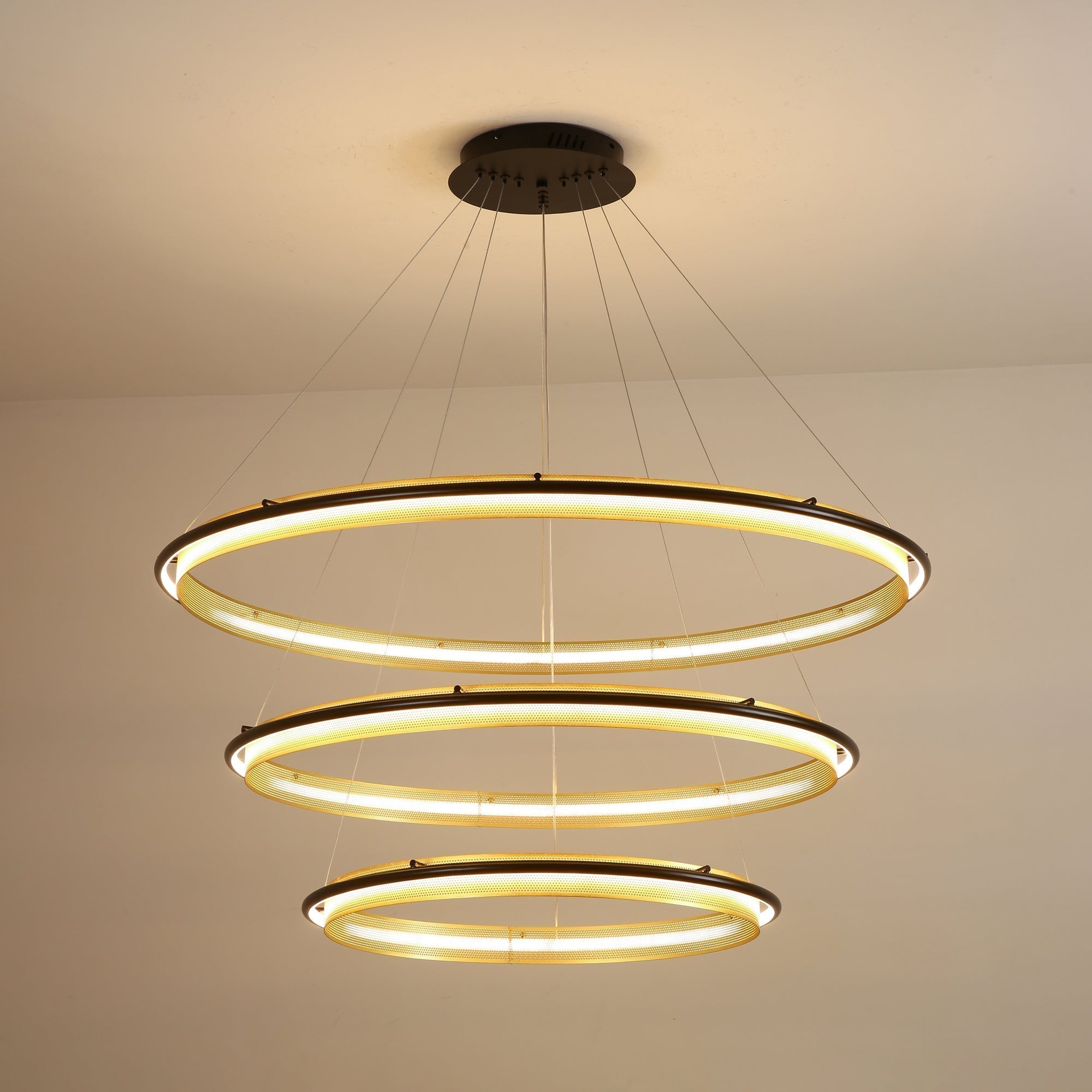 Acrylic LED Round Chandelier - Letslighting