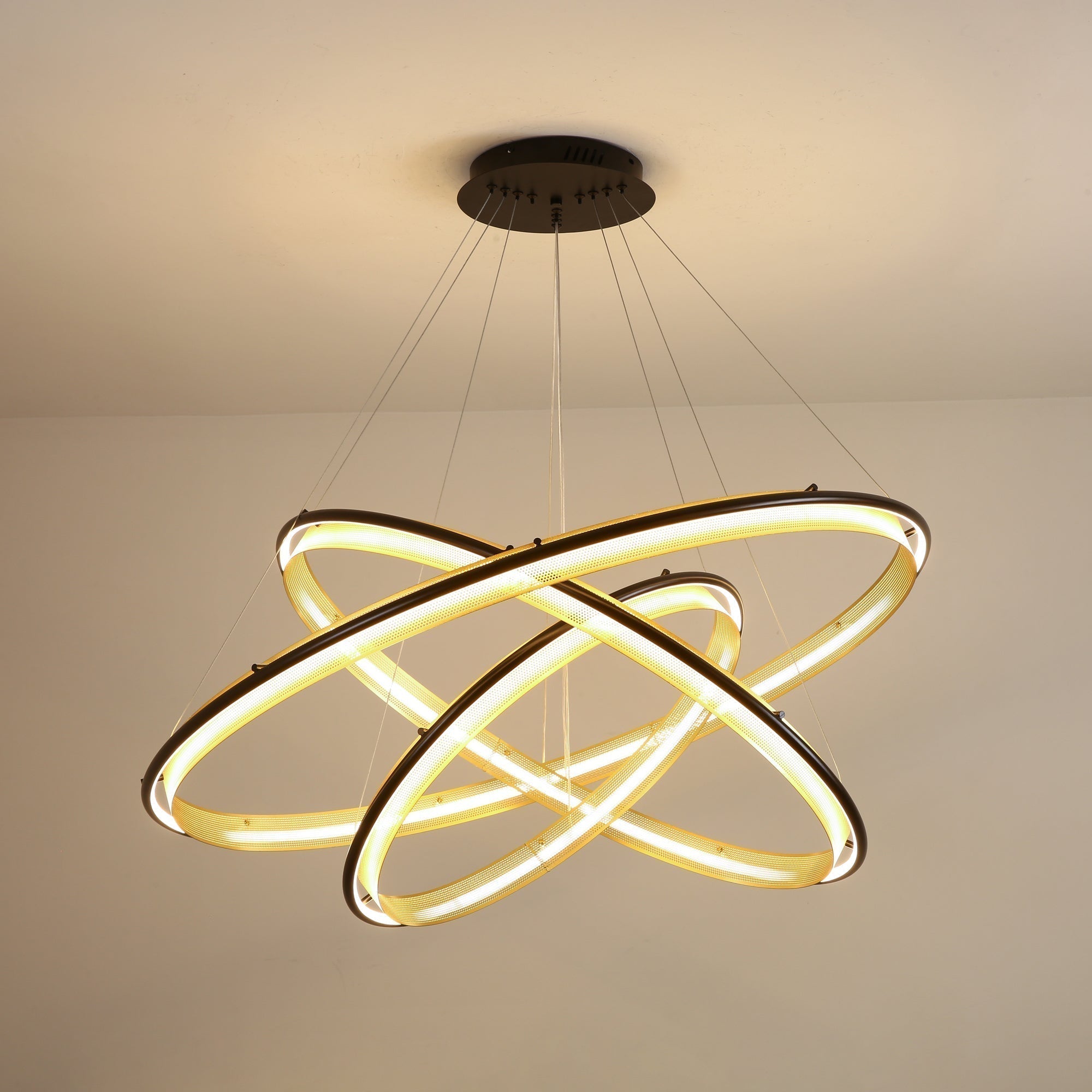 Acrylic LED Round Chandelier - Letslighting