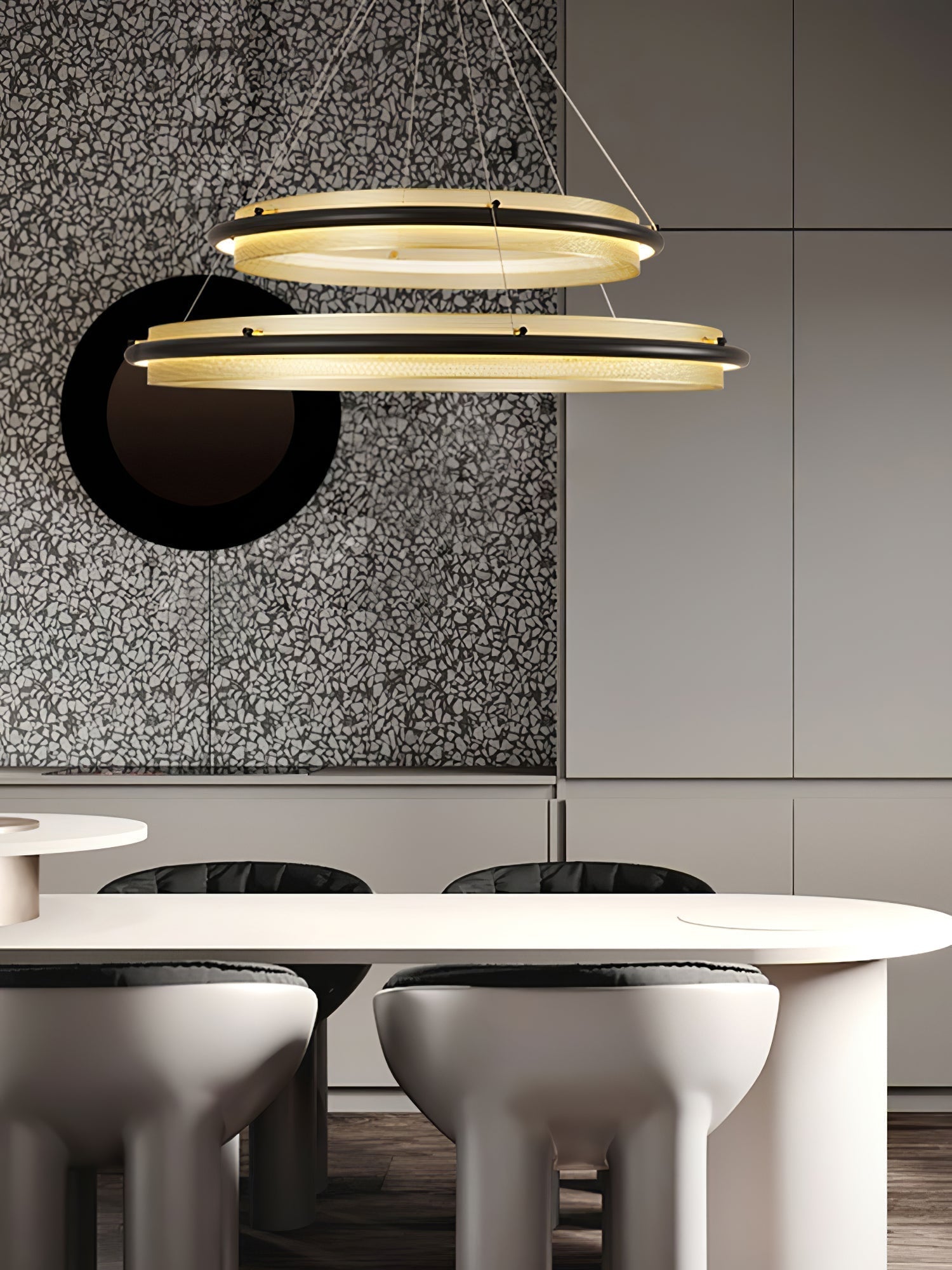 Acrylic LED Round Chandelier - Letslighting