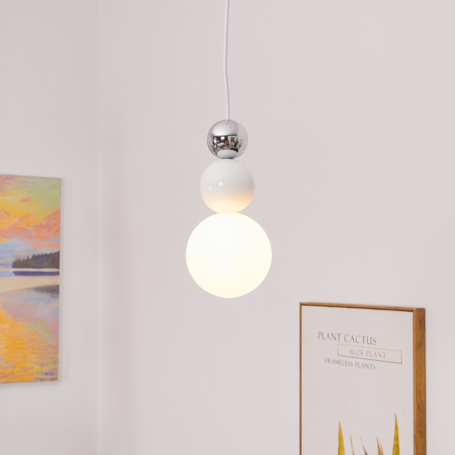Acrylic Three Ball Pendant Lamp - Letslighting
