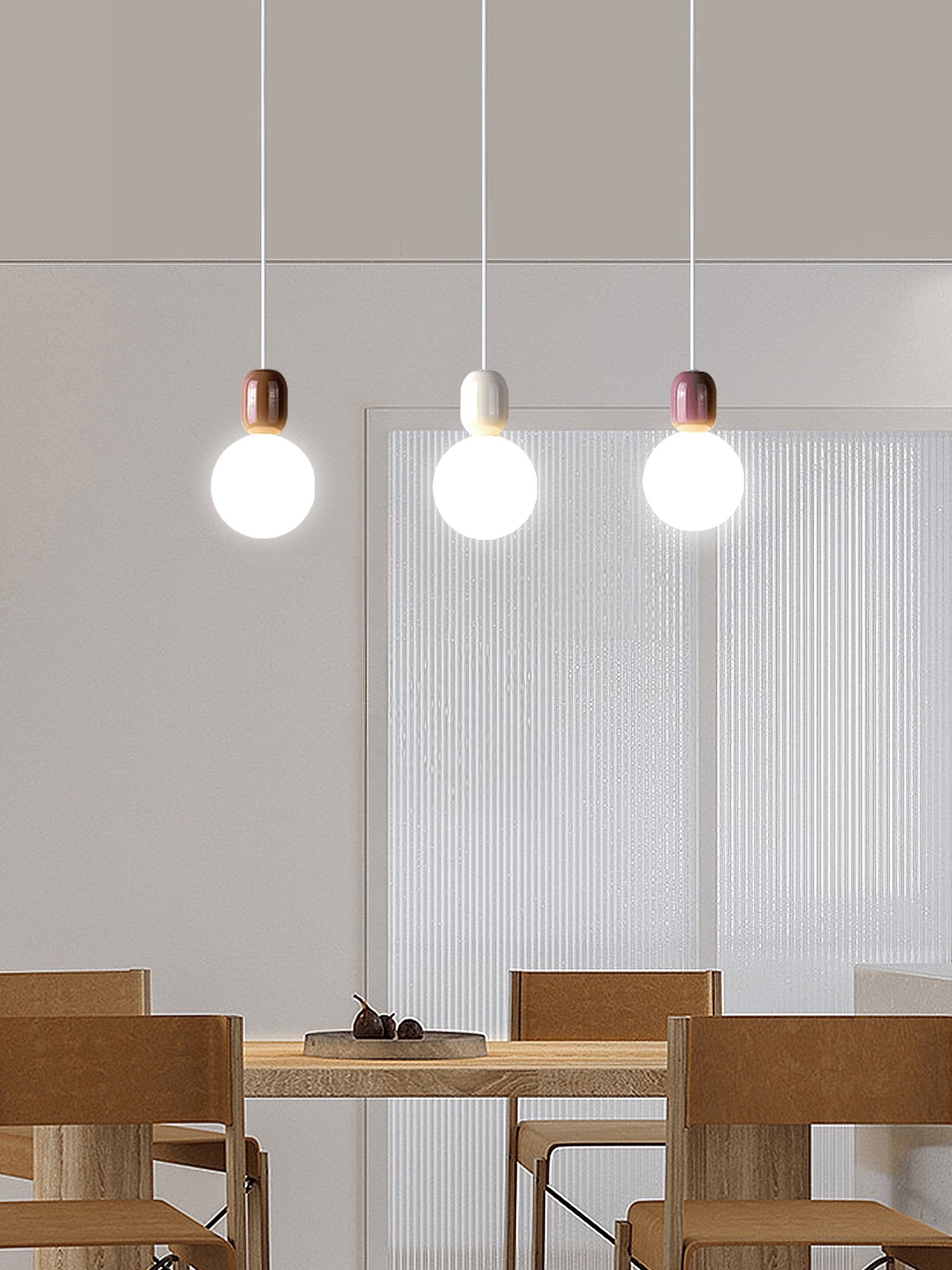 Acrylic Two Ball Pendant Light - Letslighting
