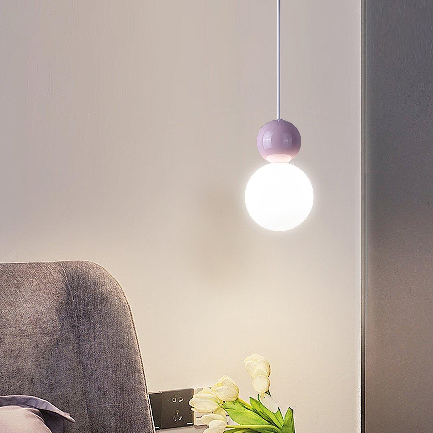 Acrylic Two Ball Pendant Light - Letslighting